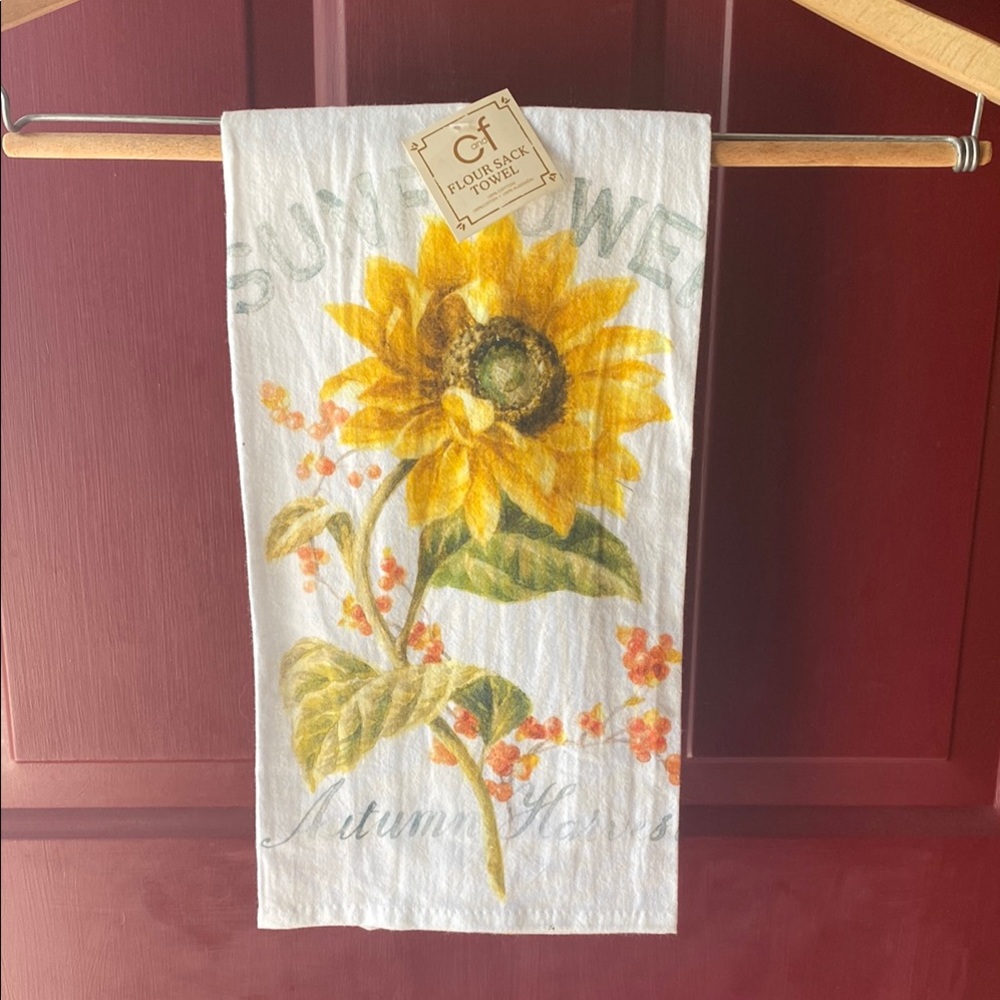 Sunflower Flour Sack Towel
